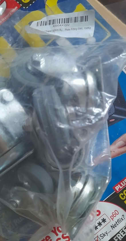Photo of free 4 heavy duty castors. (Central Blackburn BB1) #1