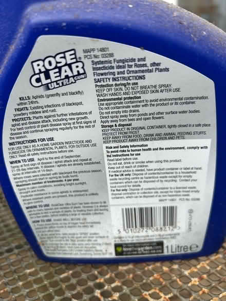 Photo of free Rose Clear spray (Barkham RG41) #2