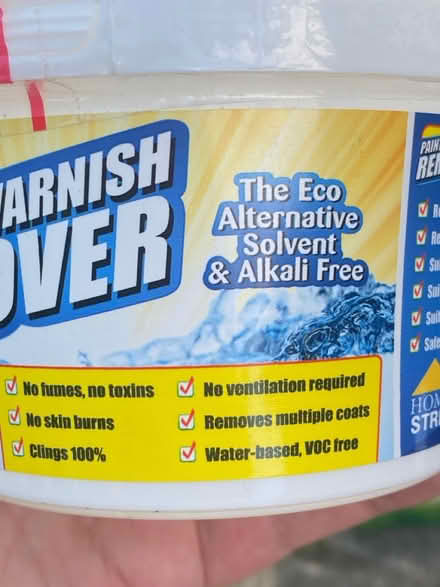 Photo of free Eco paint & varnish remover (West Malling ME19 6) #2