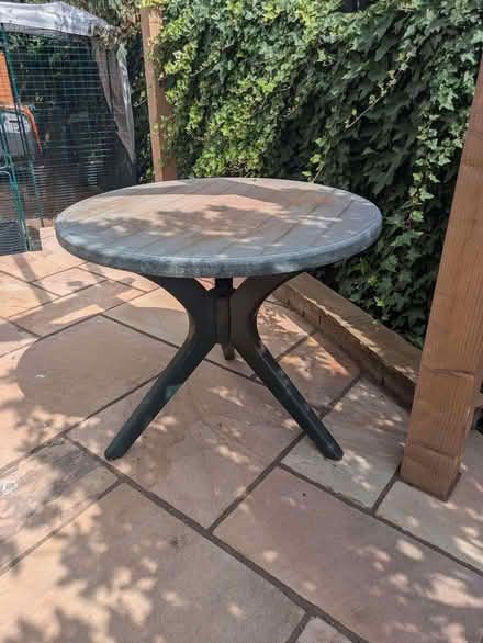 Photo of free Green plastic garden table (Downend BS16) #1