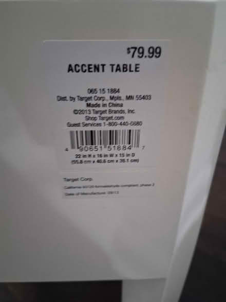 Photo of free Small Accent Table (Lefferts Gardens) #3
