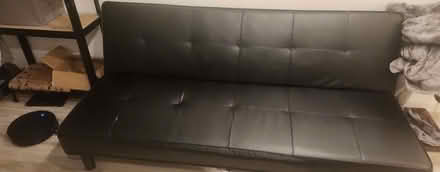 Photo of free Leather Sofa Bed (TN24) #1