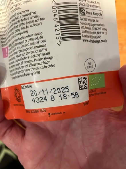 Photo of free Baby food (G14) #2