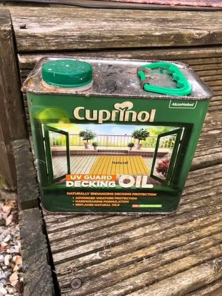 Photo of free Cuprinol deck oil Natural (East Carleton NR14) #1