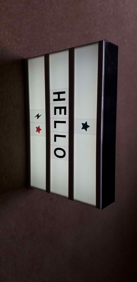 Photo of free Light box with letters (Bilton HG1) #2
