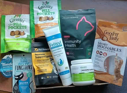 Photo of free Cat L-Lysine treats, etc (Norwood) #1