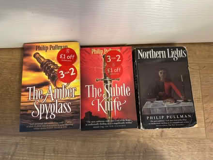 Photo of free Phillip Pullman Northern Lights trilogy (Lords Wood ME5) #1