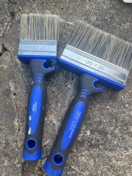 Photo of free 2 exterior paint brushes (West Malling ME19 6) #1