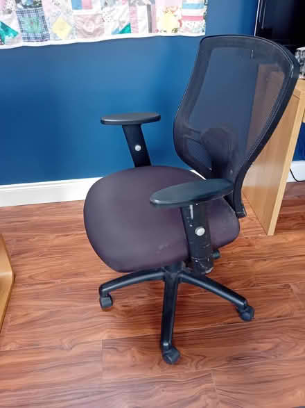 Photo of free Office chairs, black, padded (Bagenalstown) #3