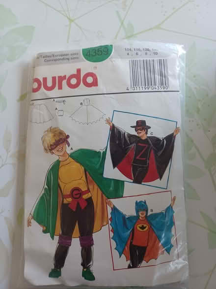 Photo of free Sewing patterns (Costumes) (Carlingwood) #1