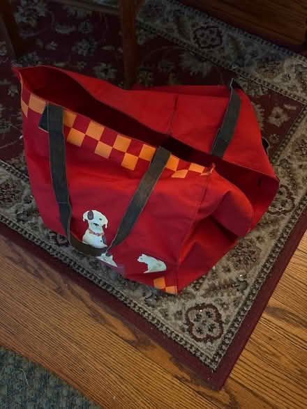Photo of free Large red reusable bag (Ossining) #2