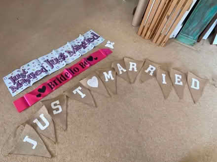Photo of free Wedding banners (Newdigate RH5) #1