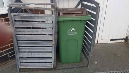 Photo of free Grey painted double wheelie bin store in need of TLC (Cheylesmore CV3) #2