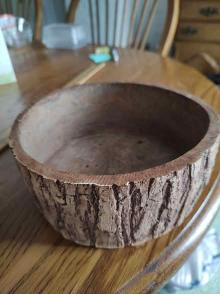 Photo of free Vintage hand carved bowl (Odenton) #1