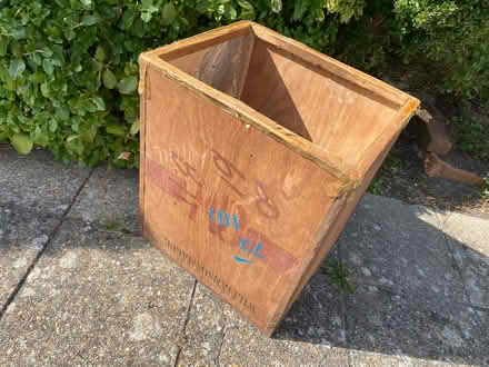 Photo of free Wooden tea chest (Eastbourne BN21) #2