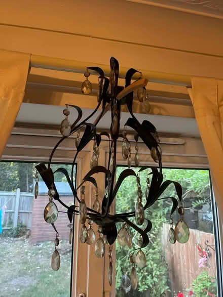 Photo of free Black Chandelier Light Fitting (West End - SO18) #1