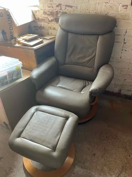 Photo of free Easy chair and foot stool (Ceres KY15) #1