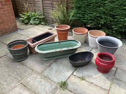 Photo of free Selection of garden pots and troughs (Snatchfield SY6) #1