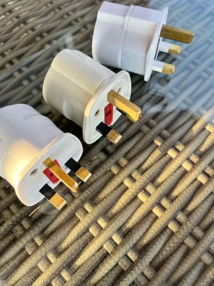 Photo of free 3 x 3 pin to 2 pin adaptors (Brighton BN2 6) #2
