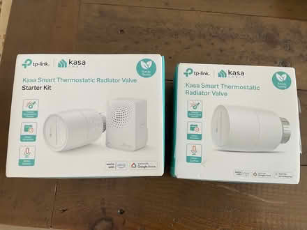 Photo of free X2 Kasa smart radiator valves (St. Albans AL1) #2