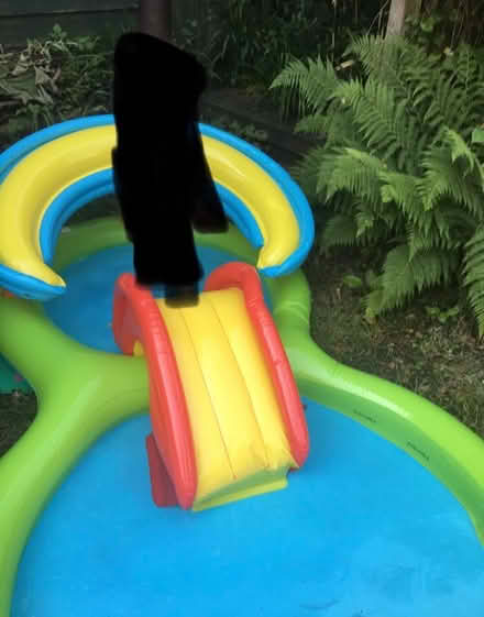 Photo of free Paddling pool with slide and water spray (Latchford WA4) #2