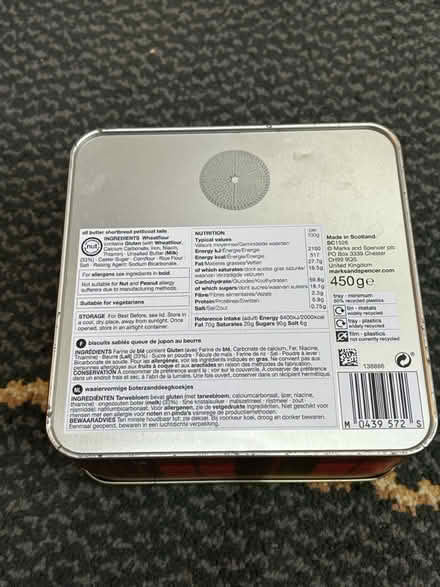Photo of free Small tin (Jennetts park RG12) #3
