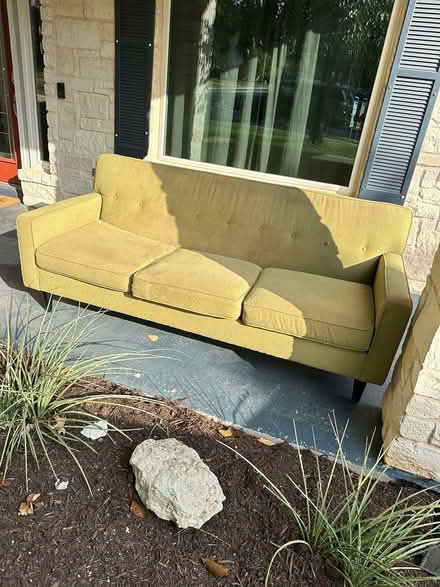 Photo of free mid Century Modern Mint green couch (Oak Hill) #1