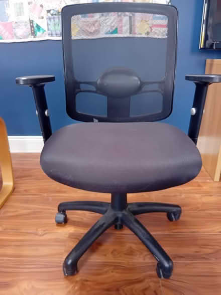 Photo of free Office chairs, black, padded (Bagenalstown) #1