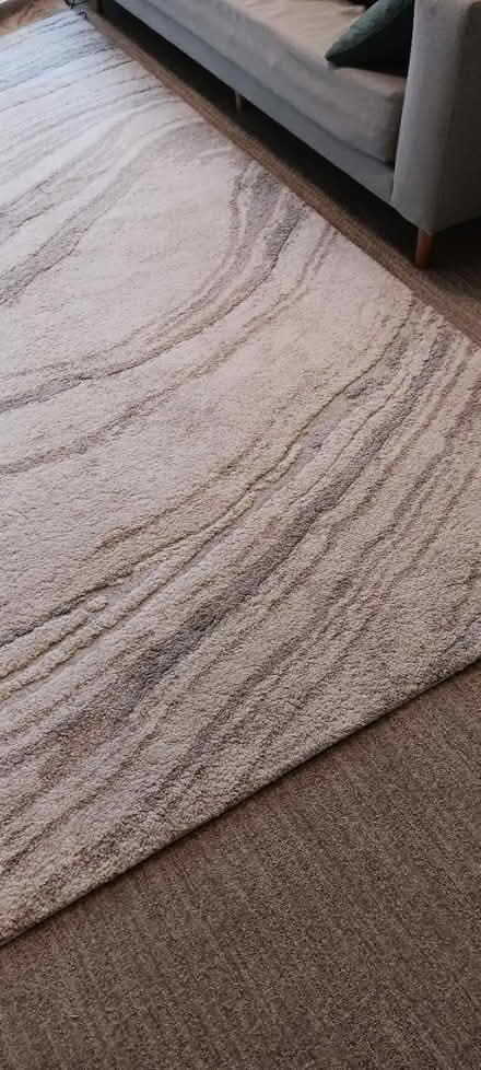 Photo of free 8' x 10' area rug, abstract pattern (Downtown Berkeley) #1