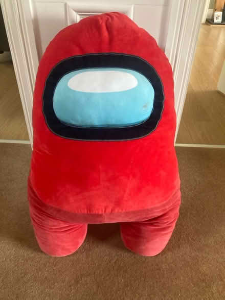 Photo of free Giant red Among Us plush (Waterloo) #1