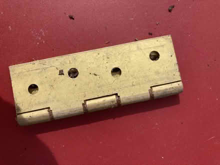 Photo of free Large brass hinge (Old Radnor LD8) #1