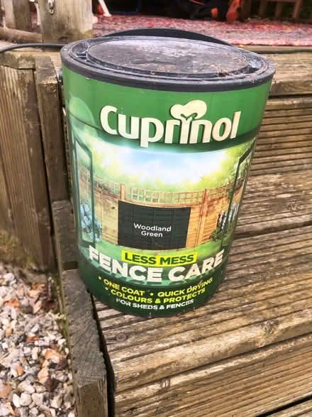 Photo of free Cuprinol fence care (East Carleton NR14) #1