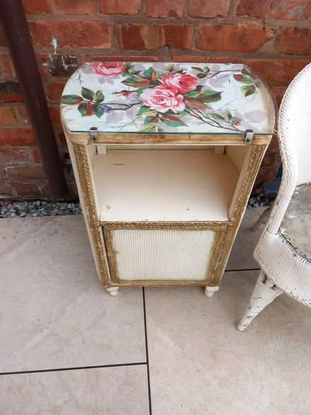 Photo of free Bed side table and chair (CH63) #2