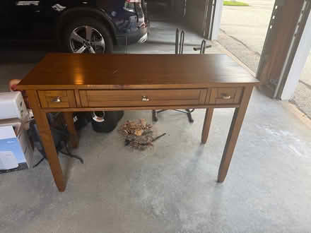 Photo of free Small desk 20"x48" (Bedford near McDonalds) #1