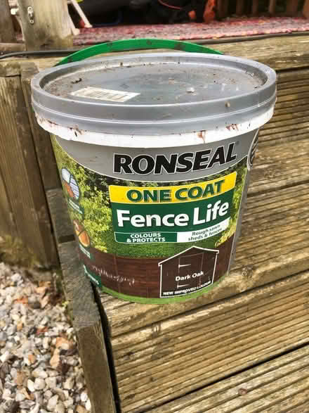 Photo of free Ronseal Fence Life preservative (East Carleton NR14) #1