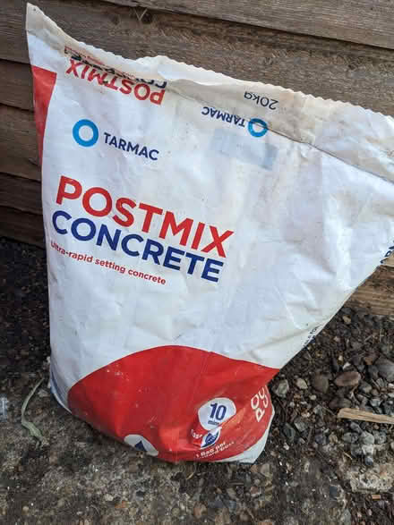 Photo of free Half bag of postmix concrete ( 20kg) (Old Woking GU22) #1