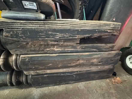 Photo of free 3 wooden porch posts (Latrobe, PA downtown) #3