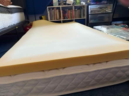 Photo of free Twin memory foam topper (Roselle Park) #2