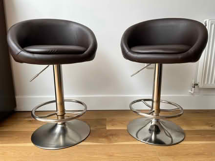 Photo of free 2 bar stools (Roundwood AL5) #1