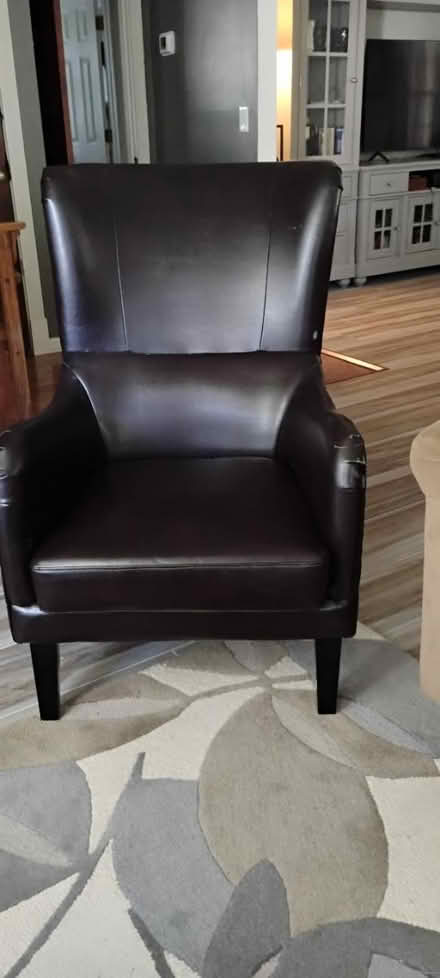 Photo of free Two (2) high back leather chairs (Stone Mountain near Rockbridge) #1