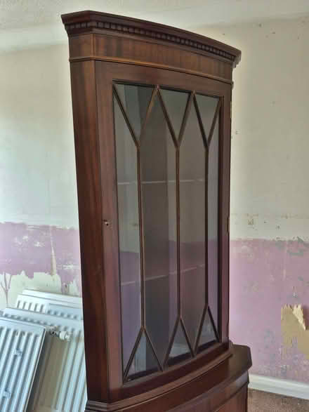 Photo of free Mahogany Corner Cabinet (Penrith CA11) #2
