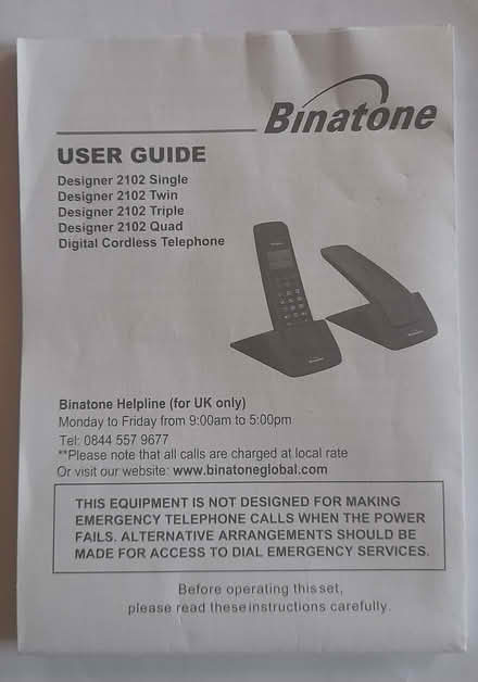 Photo of free Cordless phone (Central Blackburn BB1) #4