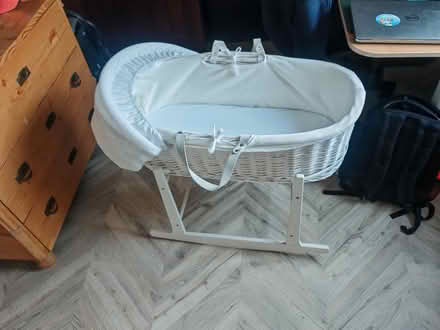 Photo of free Moses basket with rocking base (Angmering BN16) #1
