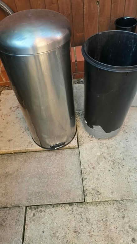 Photo of free stainless steel kitchen bin (Great Lever Bolton BL3) #2