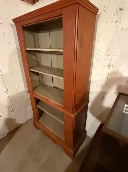 Photo of free Antique Wooden Bookshelf (West Concord) #2