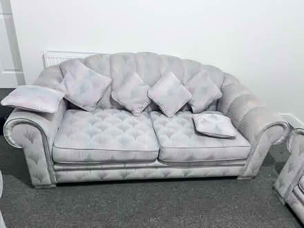 Photo of free 3 Seater + 2 Seater + Armchair (Chesterfield S40 area) #4