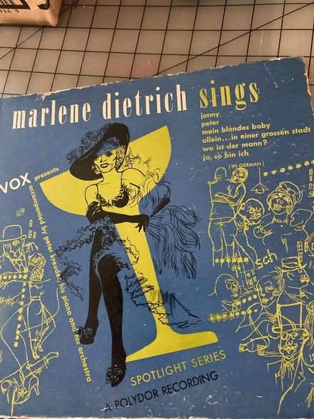 Photo of free 78 record Marlene Dietrich (Grant st and Allston way) #1