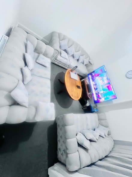 Photo of free 3 Seater + 2 Seater + Armchair (Chesterfield S40 area) #3