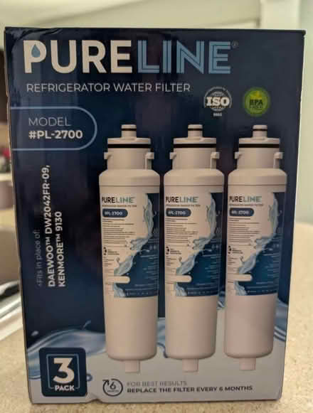 Photo of free Pureline Refrigerator Water Filters (Square One) #1