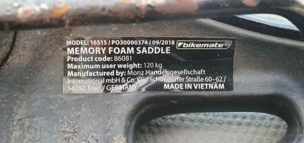 Photo of free Bike seat (SK5 Reddish) #4